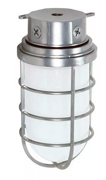 1 Light – 10″ – Industrial Style – Surface Mount W/Frosted Glass 839