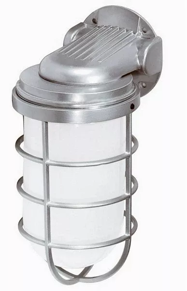 1 Light – 10″ – Industrial Style – Wall Mount W/Frosted Glass 455