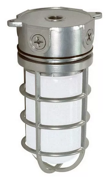 1 Light – 11″ – Industrial Style – Surface Mount W/Frosted Glass 462