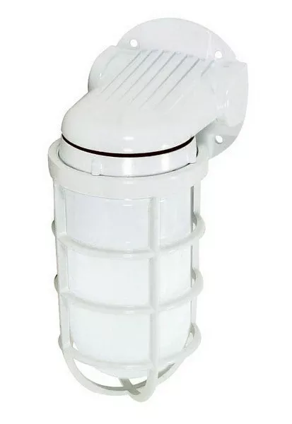 1 Light – 11″ – Industrial Style – Wall Mount W/Frosted Glass