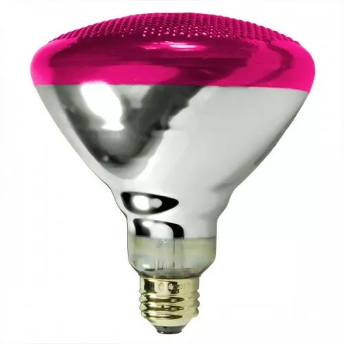100 Watt – BR38 – Flood – Pink – 130Volt – Medium (E26) Base -100BR38/P – SymbanBR38 Reflector Bulb