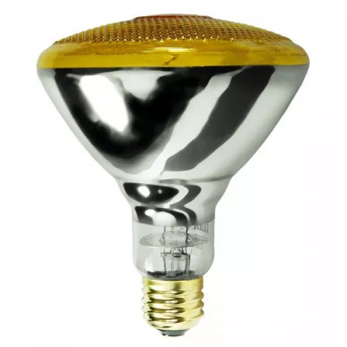 100 Watt – BR38 – Flood – Yellow – 130Volt – Medium (E26) Base – 100BR38/Y – SymbanBR38 Reflector Bulb