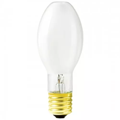 100 Watt – Mercury Vapor – ED23.5 – Coated – Mogul (E39) Base – H38JA-100/DX/MOG – [ Discontinued and No Longer Available ]100W Mercury Vapor