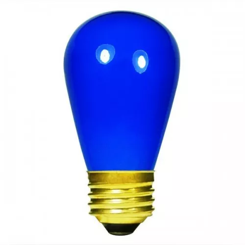 11 Watt – Ceramic Blue -S14 Sign lamp – Medium (E26) Base – 11S14/CBS14 Sign Bulbs