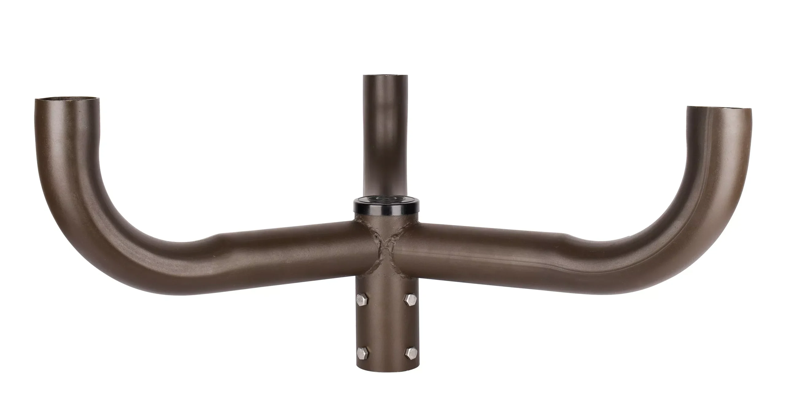 120 Degree Triple Bullhorn with 2-3/8″ Tenons, Fit for 2.36” round pole, Dark Bronze Color