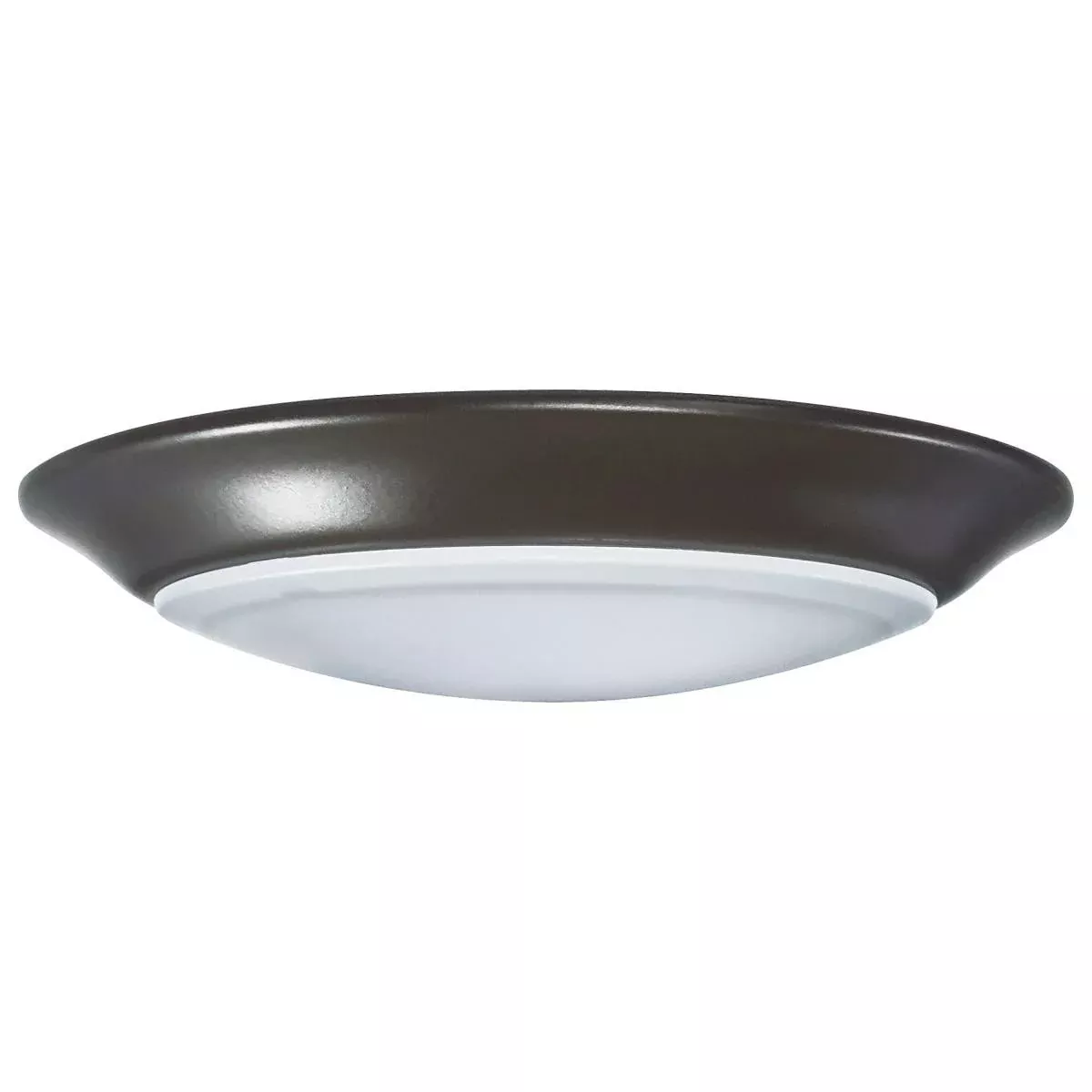 13 Watt LED Disk Ceiling Light – 7 Inch Round – 900 Lumens – Color Selectable 30K/40K/50K – 120V – Bronze Finish – Dimmable