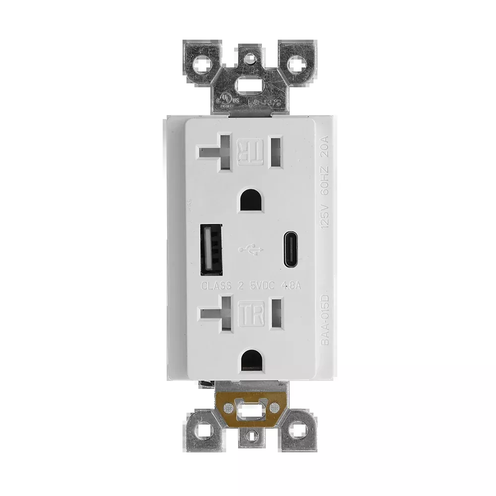 18W Quick Charge, Type-C, 3.6A, USB, 15A, Receptacle TR
