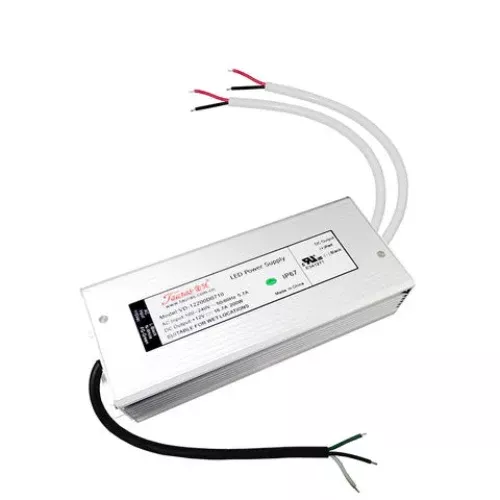 200W 12V DC LED Power Supply – IP67 Waterproof – UL Listed – Constant Voltage Driver for Indoor & Outdoor Use