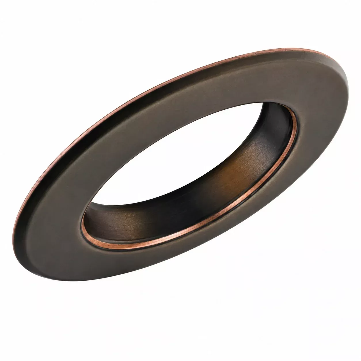 6-Inch Changeable Bronze Trim Ring for Recessed Downlights