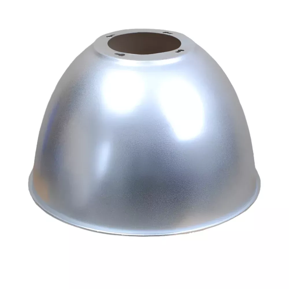 90° Aluminum Reflector (Silver) for LED High Bay – Fits 150W Fixtures