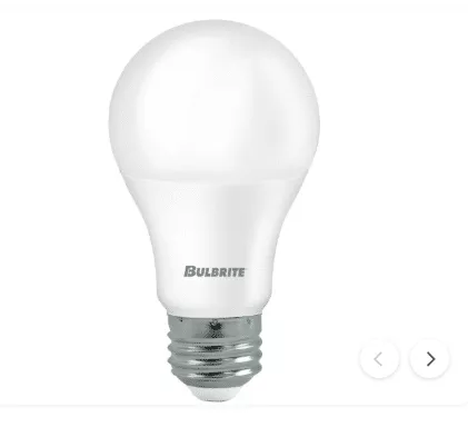 A19 LED Bulb/Lamp – Cool White 4000K, 5-Pack