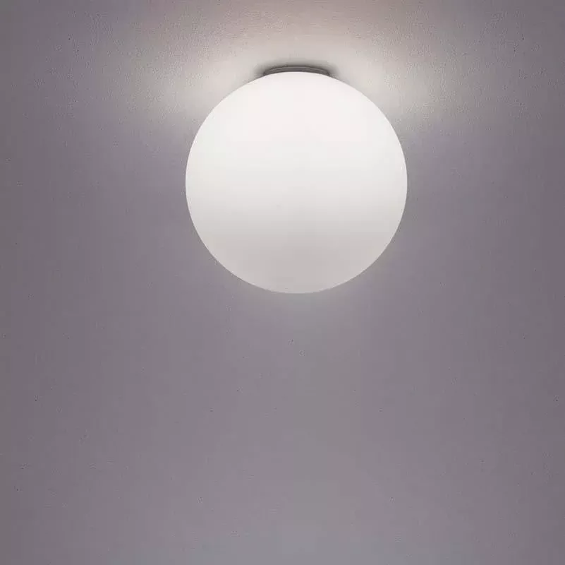 Artemide 011 Dioscuri Max 100W E26 White Wall/Ceiling Light 120V