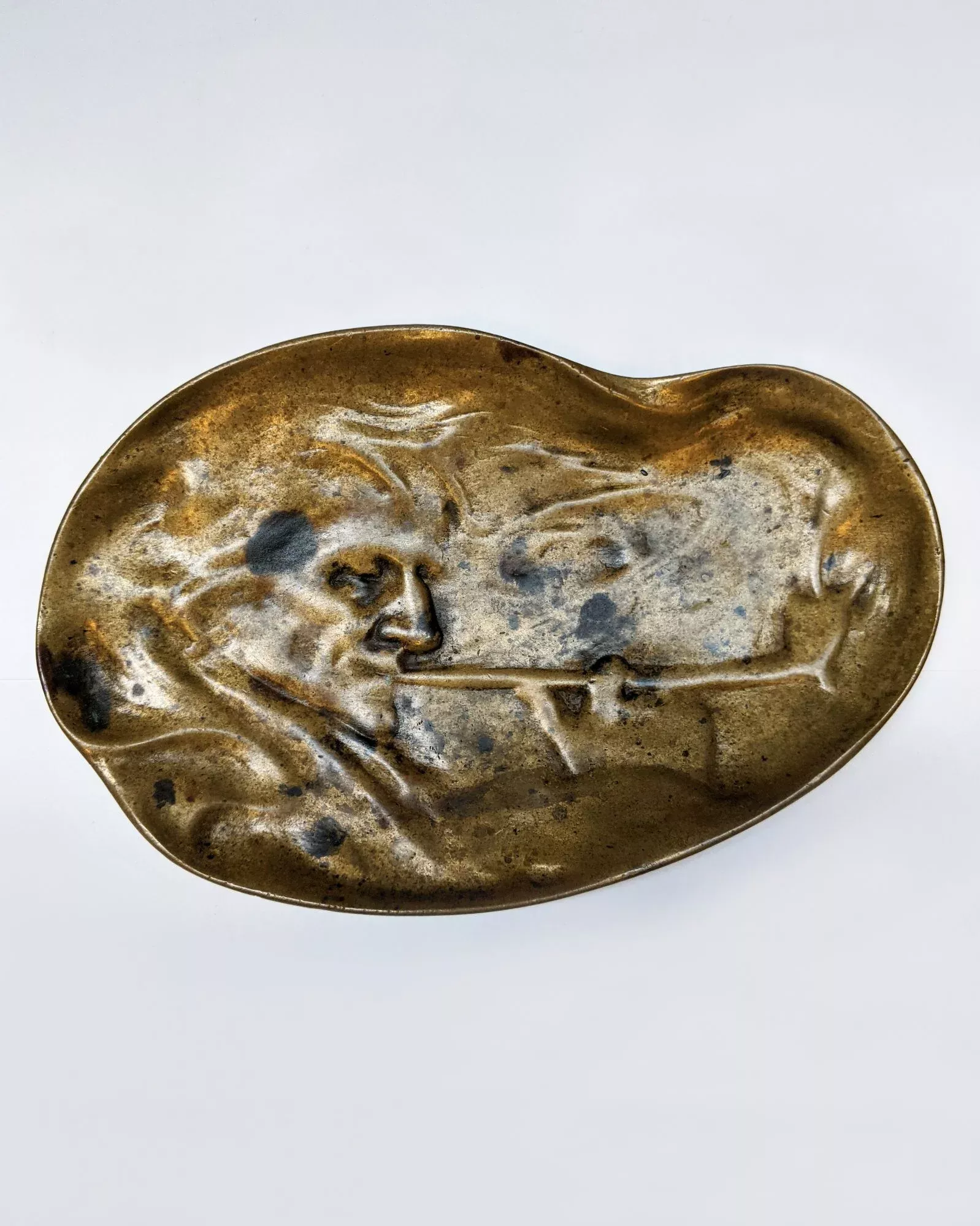 Brass Sterling Bronze Co. Ashtray Dish