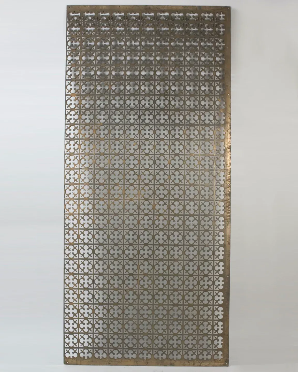 Bronze Quatrefoil Grille