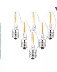 C9 Clear Plastic Bulb 2700K