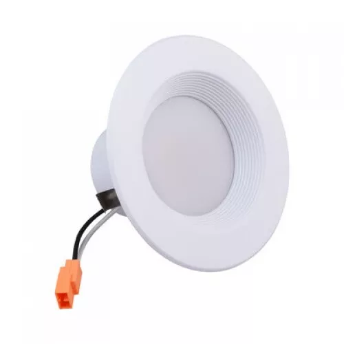 Eiko 11203RDR4-85-13W-830-120DT-WH-B Residential Downlight Retrofit 4 inch 850 Lumens 13W 80 CRI 3000K 120V White Trim With BaffleResidential Downlight Retrofit