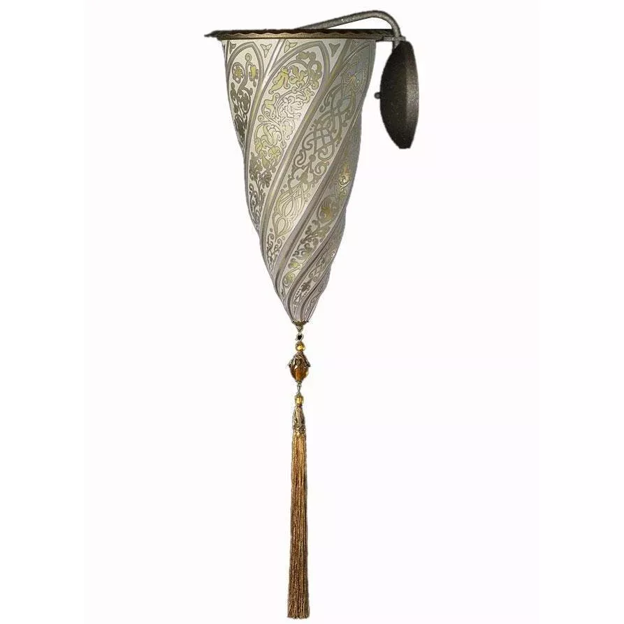 Fortuny G-019-AP-1 Glass Cesendello Applique – 7-1/2″