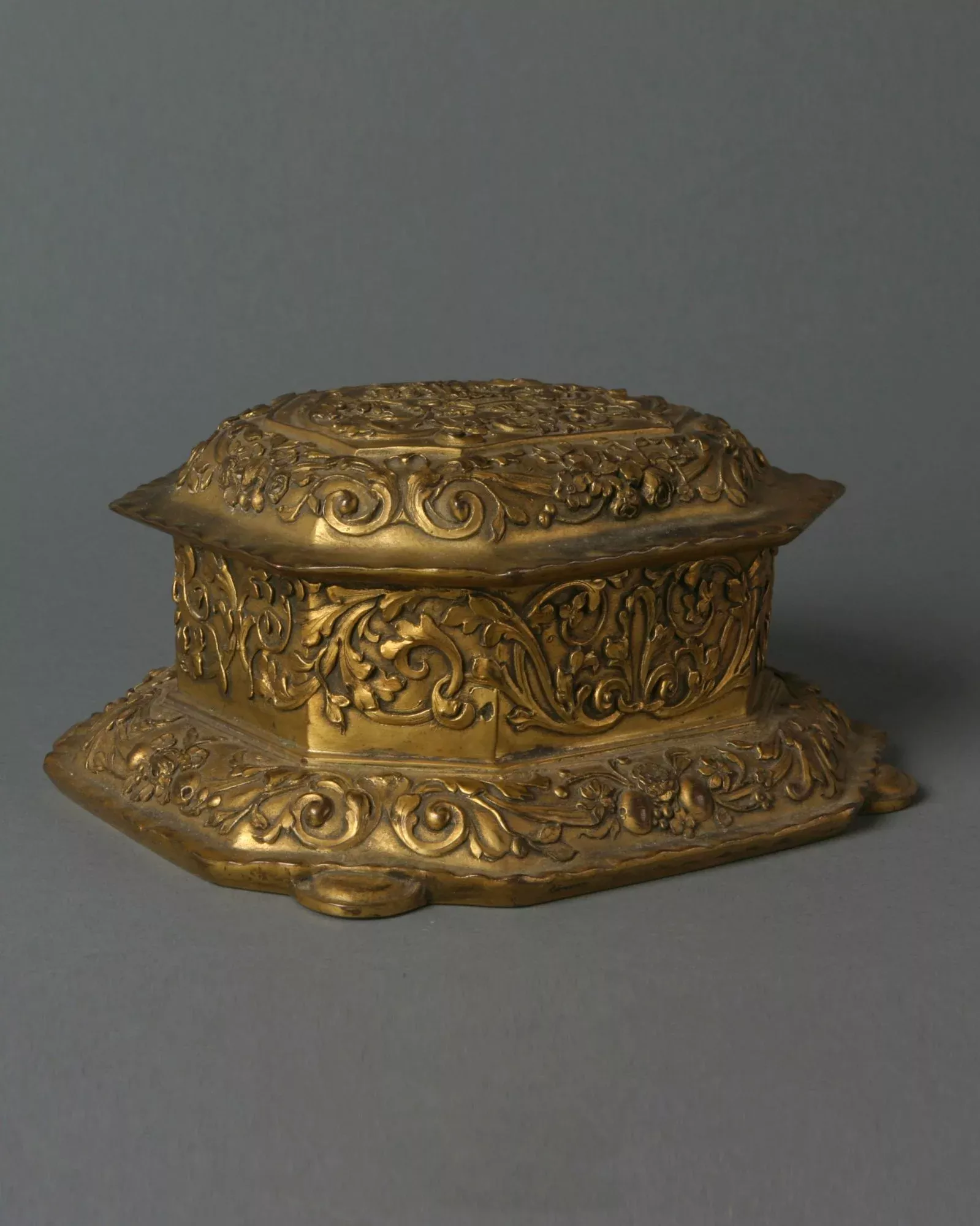 Gilt Copper Jewelry Box by E. F. Caldwell