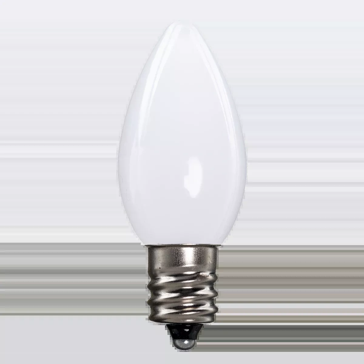 LED C7 Bulbs (Pack of 25) Warm White Smooth Ceramic