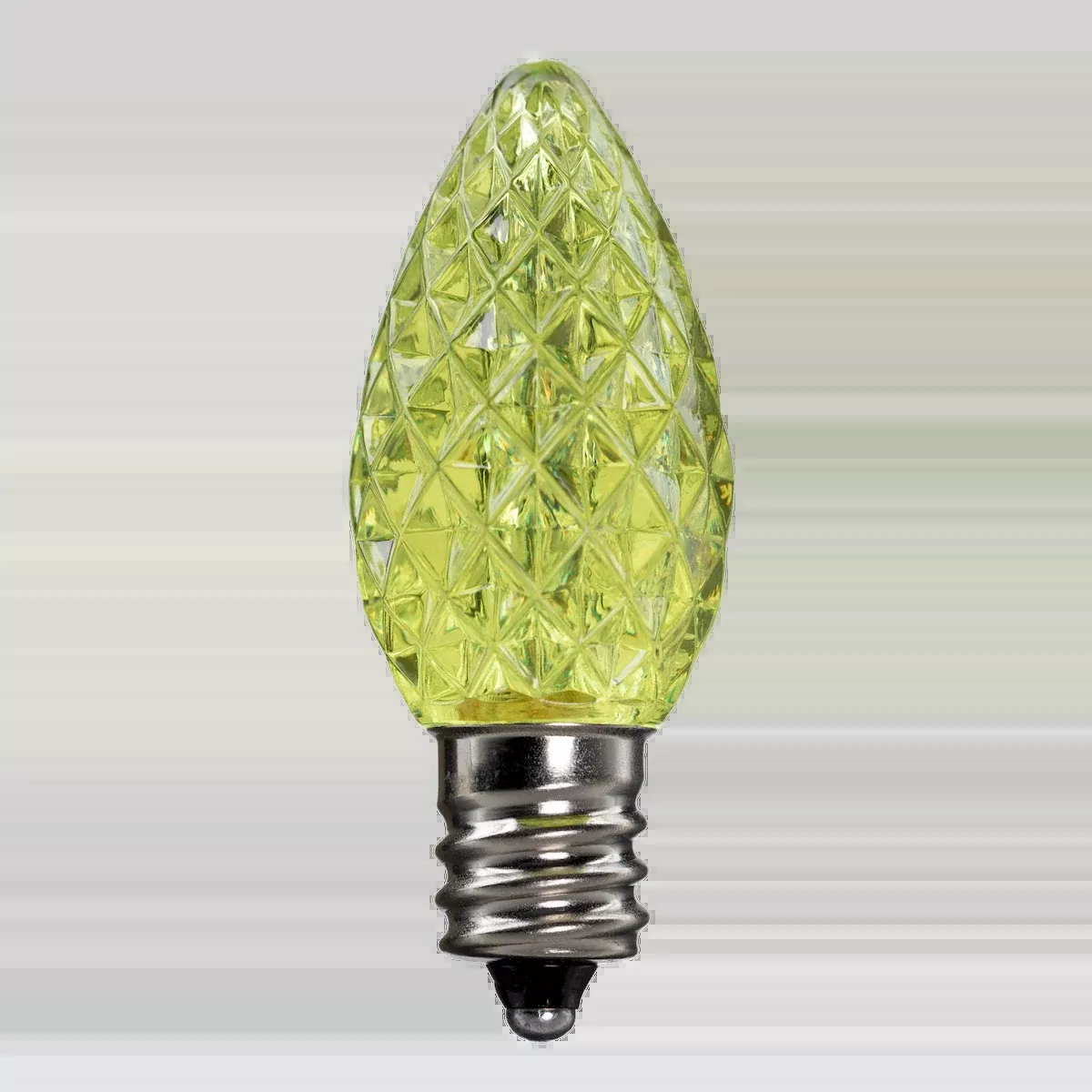 LED C7 Bulbs (Pack of 25) Yellow Faceted