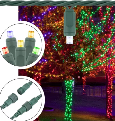LED Commercial Grade Christmas Lights set of 12