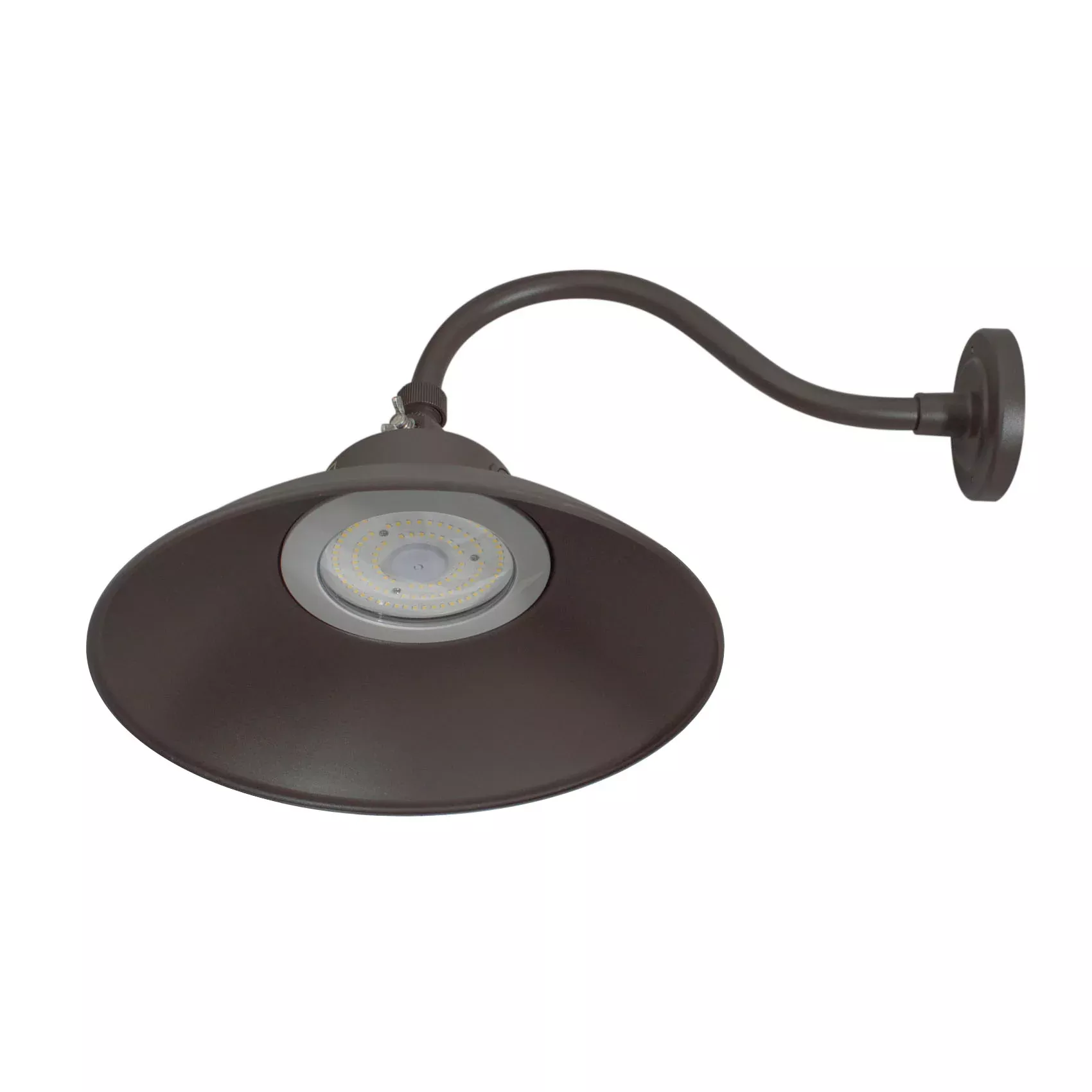 LED Gooseneck Barn Light – 35W – Swivel Head – UL + DLC 5.1 Premium