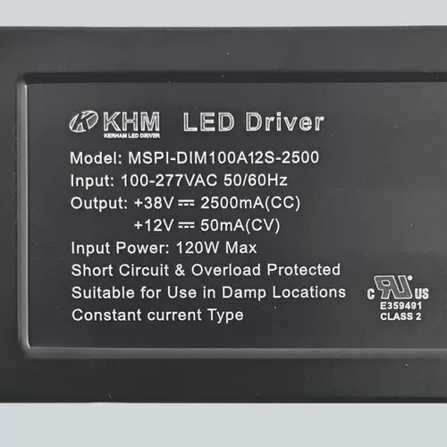 MSPI-DIM100A12S-2500 KHM Kerham 100W 2500mA Dimming Constant Current LED Driver