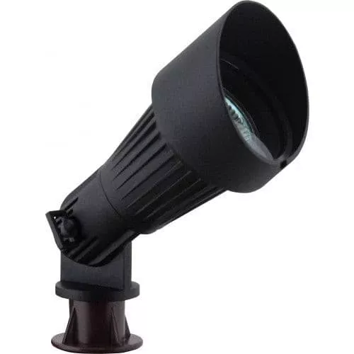 Orbit 1021 12V Cast Aluminum Large Bullet Directional Light with Hood