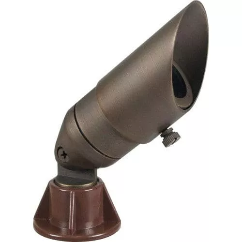 Orbit B153 12V Solid Brass Directional Landscape Light with Shroud