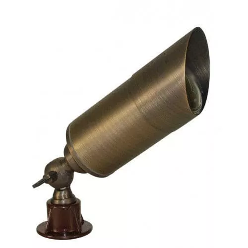 Orbit B160SH 12V Solid Brass Directional Bullet Landscape Light with Shroud
