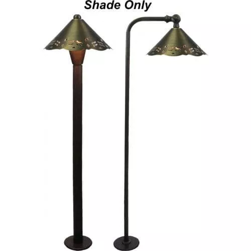 Orbit B181C Solid Brass Shade for B180 /B280 Series Landscape Path Light
