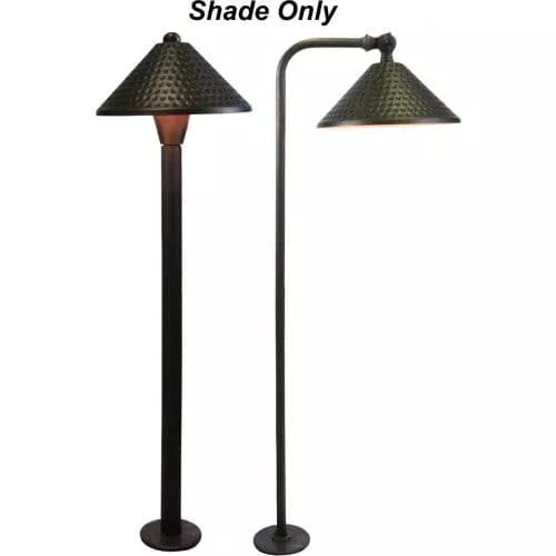 Orbit B182C Solid Brass Shade for B180 / B280 Series Landscape Path Light