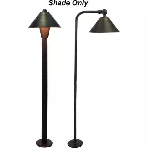 Orbit B185C Solid Brass Shade for B180 /B280 Series Landscape Path Light