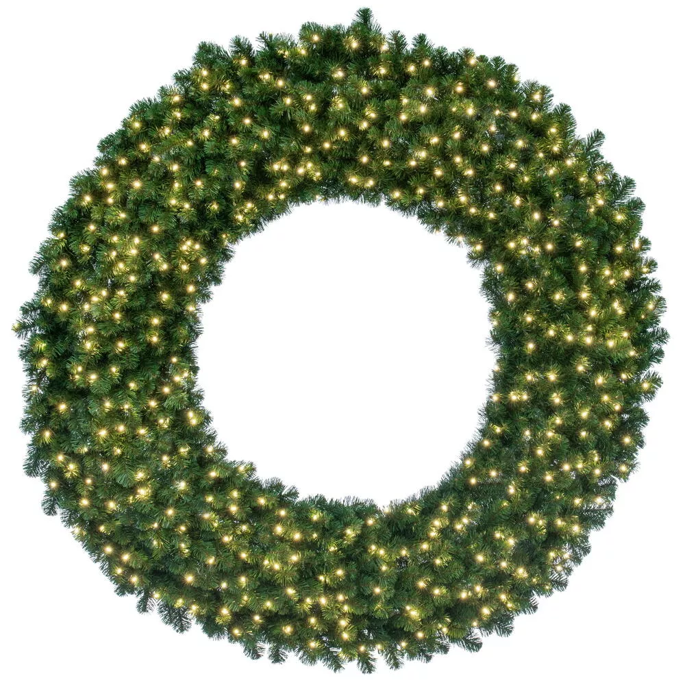 Pre-Lit 96″ Grand Teton Wreath