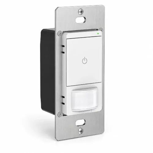 Single-pole LED PIR sensor switch, 120 VAC, 60HZ, 600W