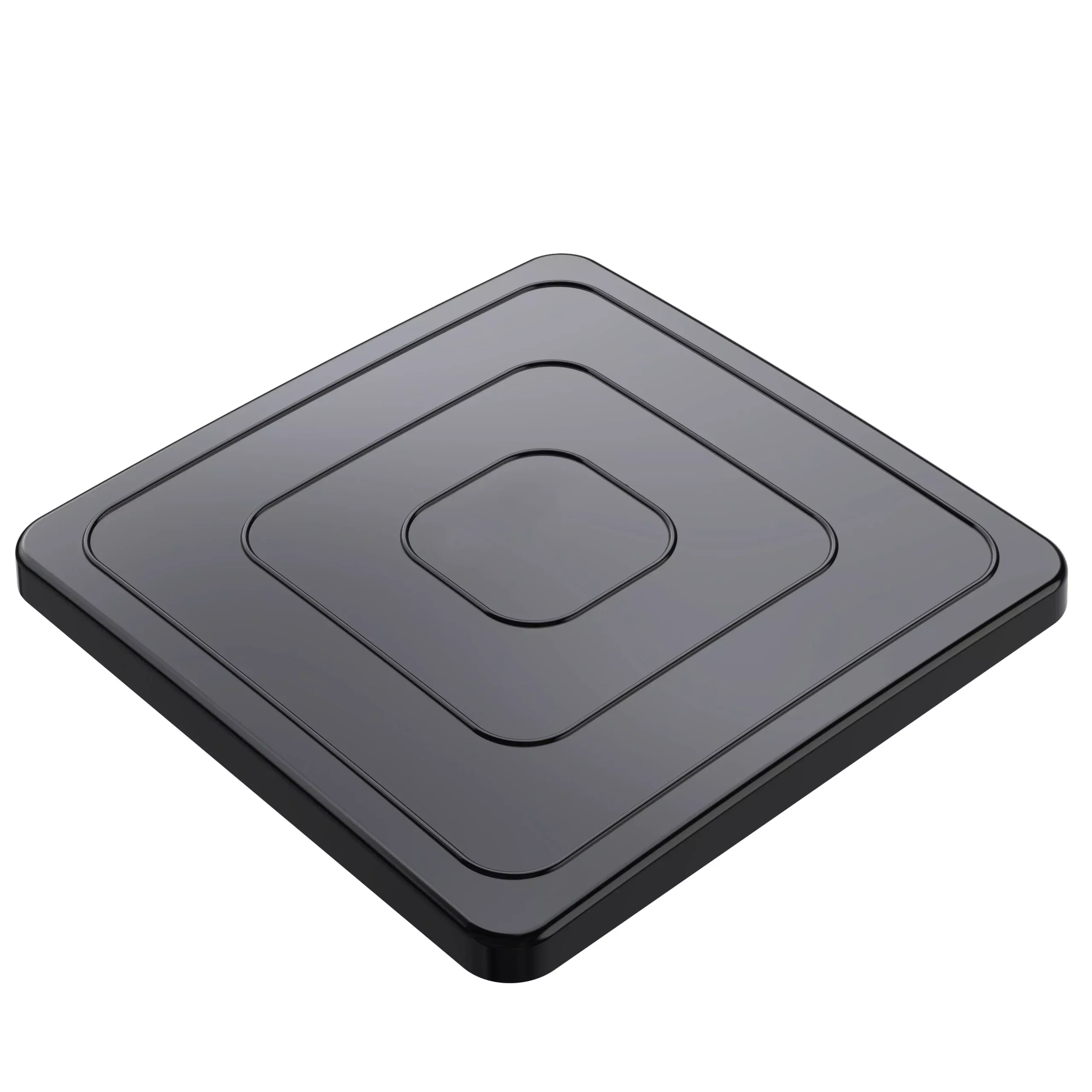 Square Cap 80*80mm, Black Color