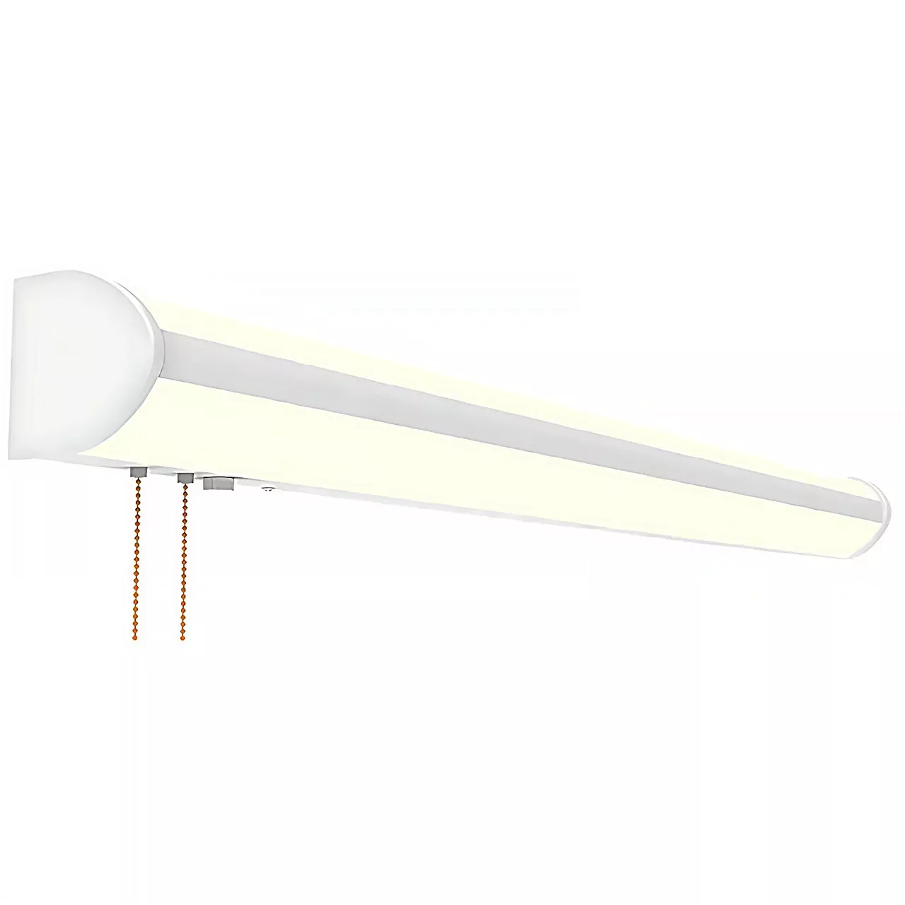 Traditional Hospital Bed Light – 4 Foot – 20W Uplight – 40W Downlight – 120-277V – 4000K Cool White – White Finish