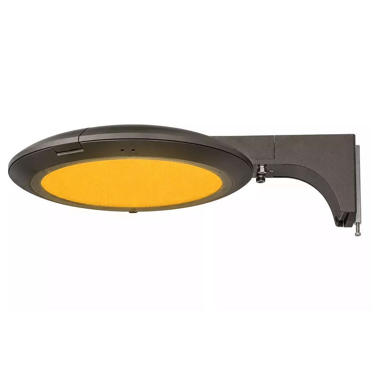 Turtle Friendly Amber LED Area Light – Selectable 63/53/33 Watt – 120-277V – Pole Mount – Bronze Finish