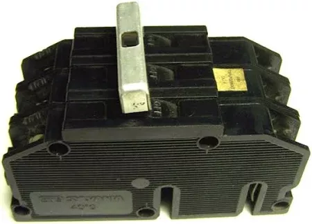 (USED) Zinsco 15-Amp 3-Pole Circuit Breaker, 15-Amp 3-Pole 240V Type HQB24