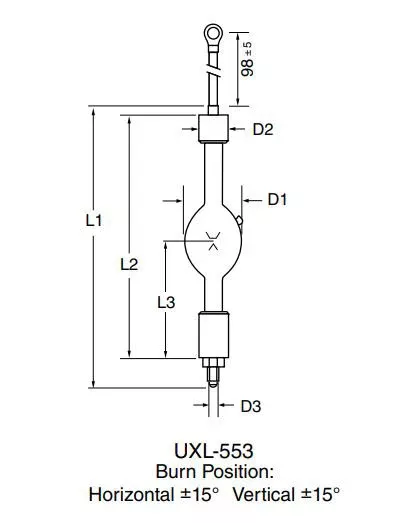 UXL-553, Xe 550W Ushio 5000368