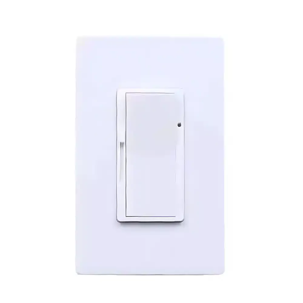 White 150W Dimmer with Rocker Switch