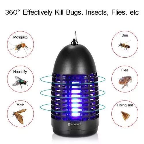 YUNLIGHTS Electric Mosquito Killer 7W UV Light IndoorOther Home Comfort Products